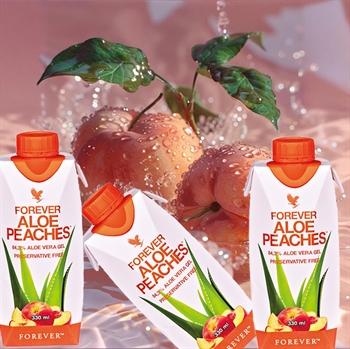 ALOE PEACHES med C-vitamin mini Tre-Pak 